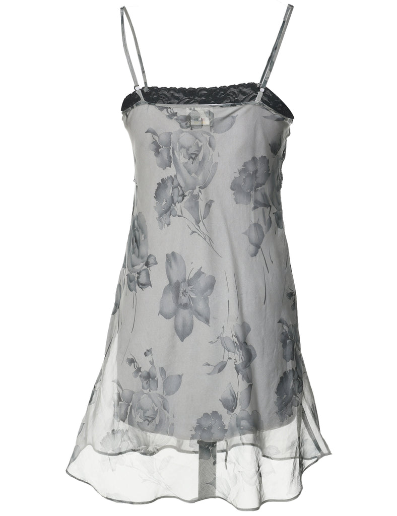 Floral Print Slip - S