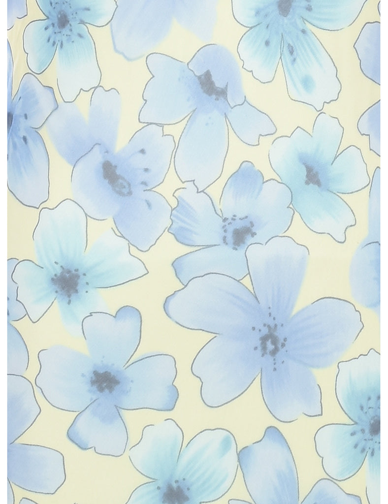Floral Print Slip Dress - XS