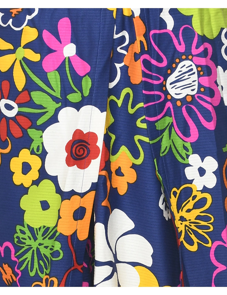 Floral Print Trousers - W30 L27