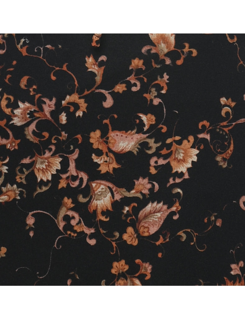Floral Print Y2K Dress - S