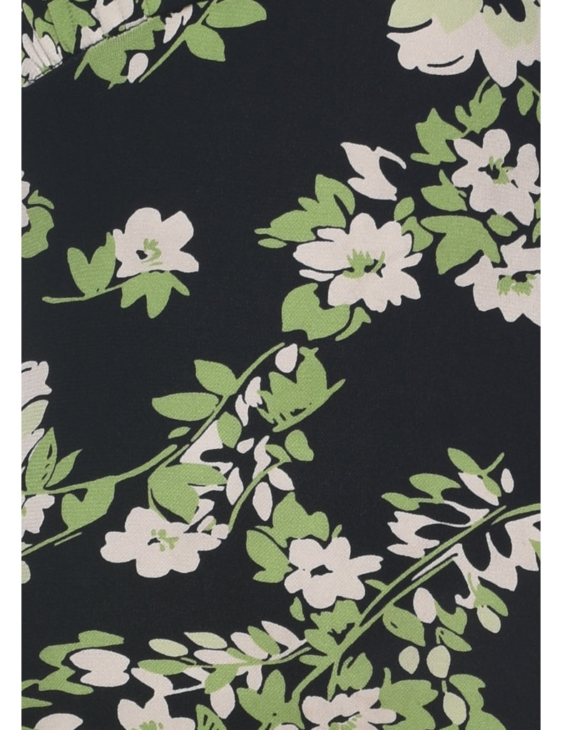 Floral Print Y2K Dress - S