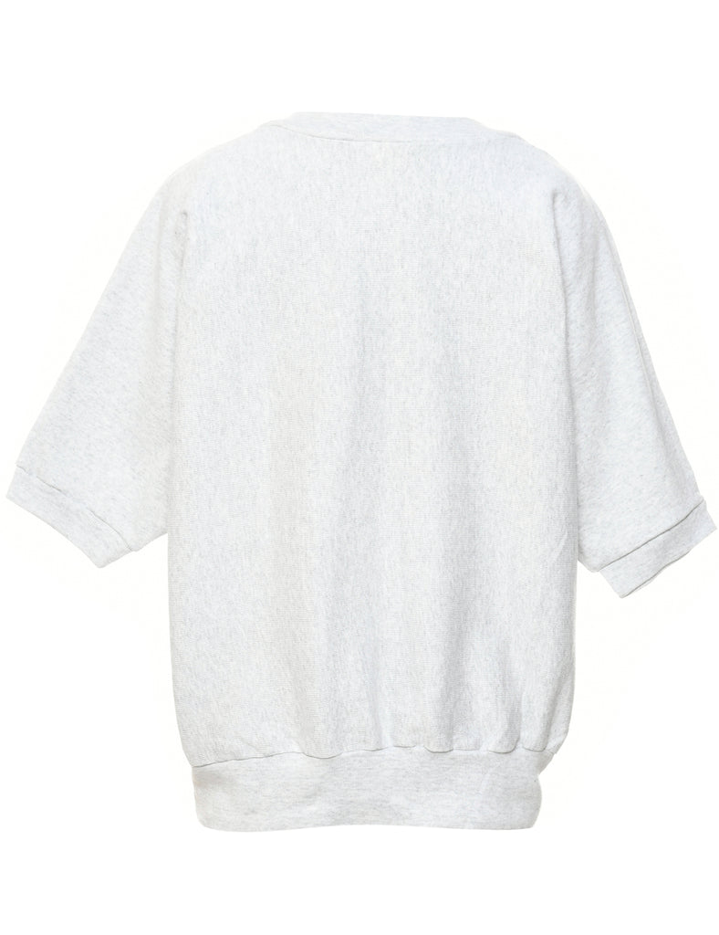 Floral Printed Sweatshirt - L