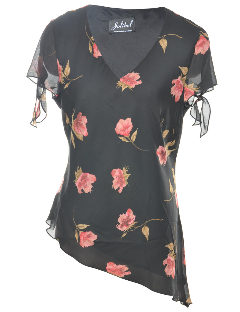 Floral Printed Top - M