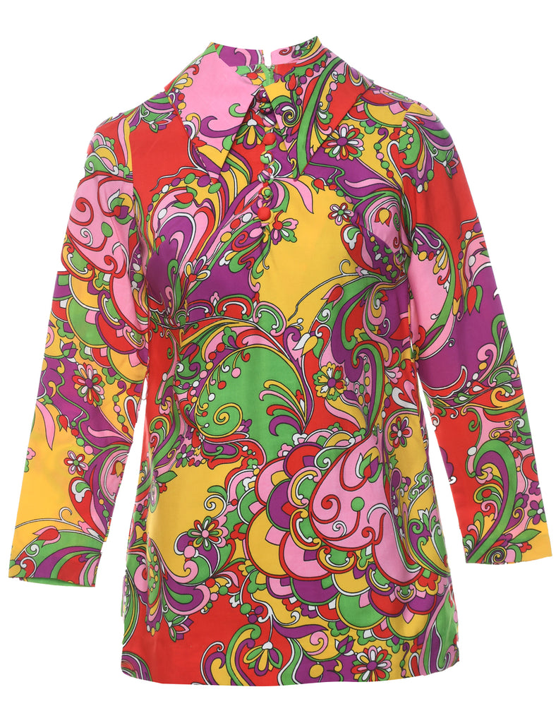 Floral Printed Top - M