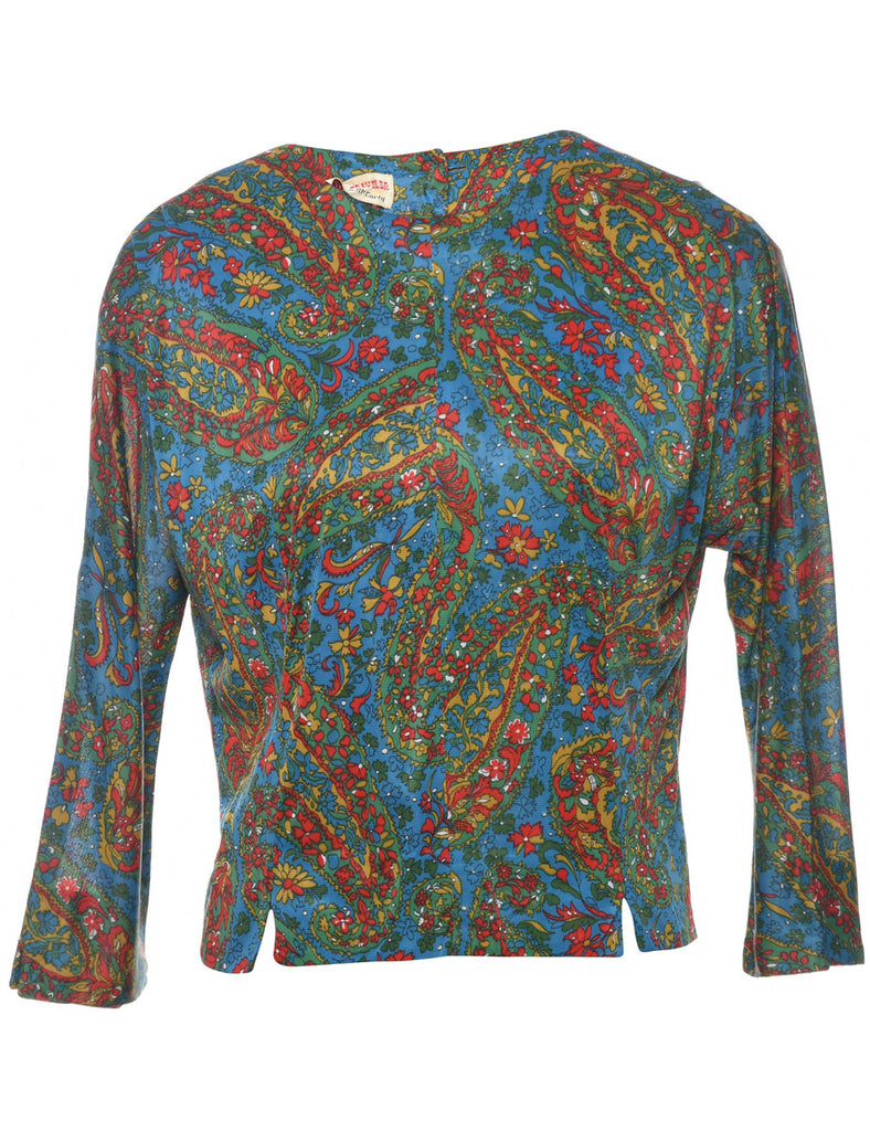 Floral Printed Top - M