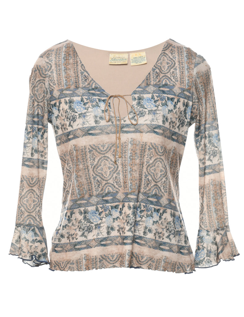 Floral Printed Top - S