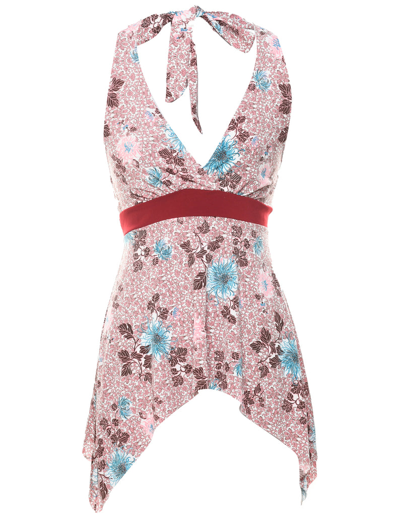 Floral Printed Top - M