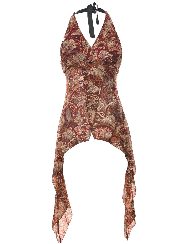 Floral Printed Top - S