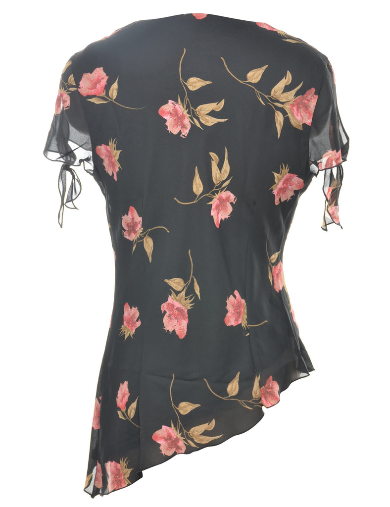 Floral Printed Top - M