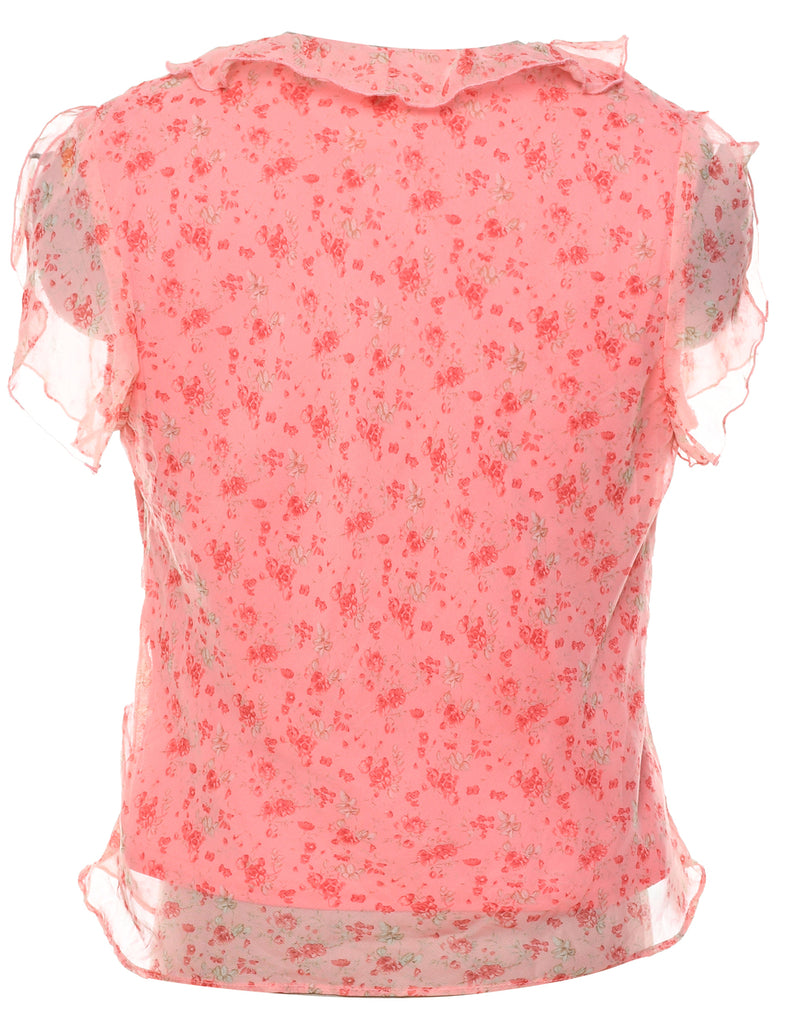 Floral Printed Top - M