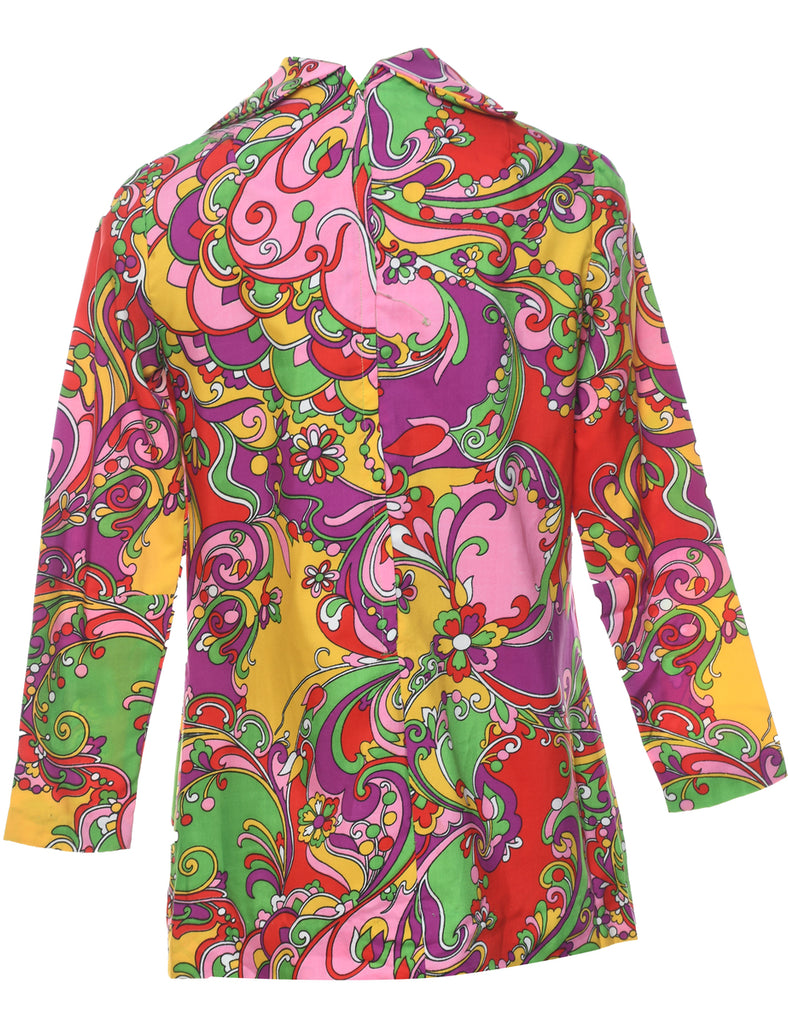 Floral Printed Top - M