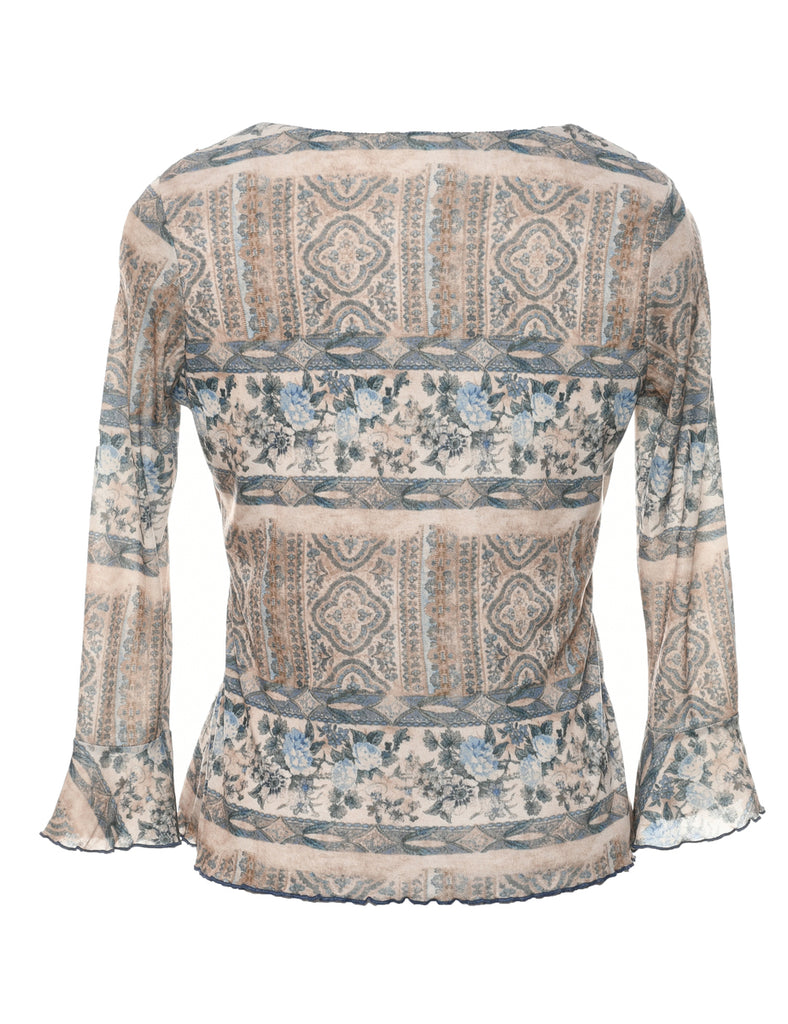 Floral Printed Top - S