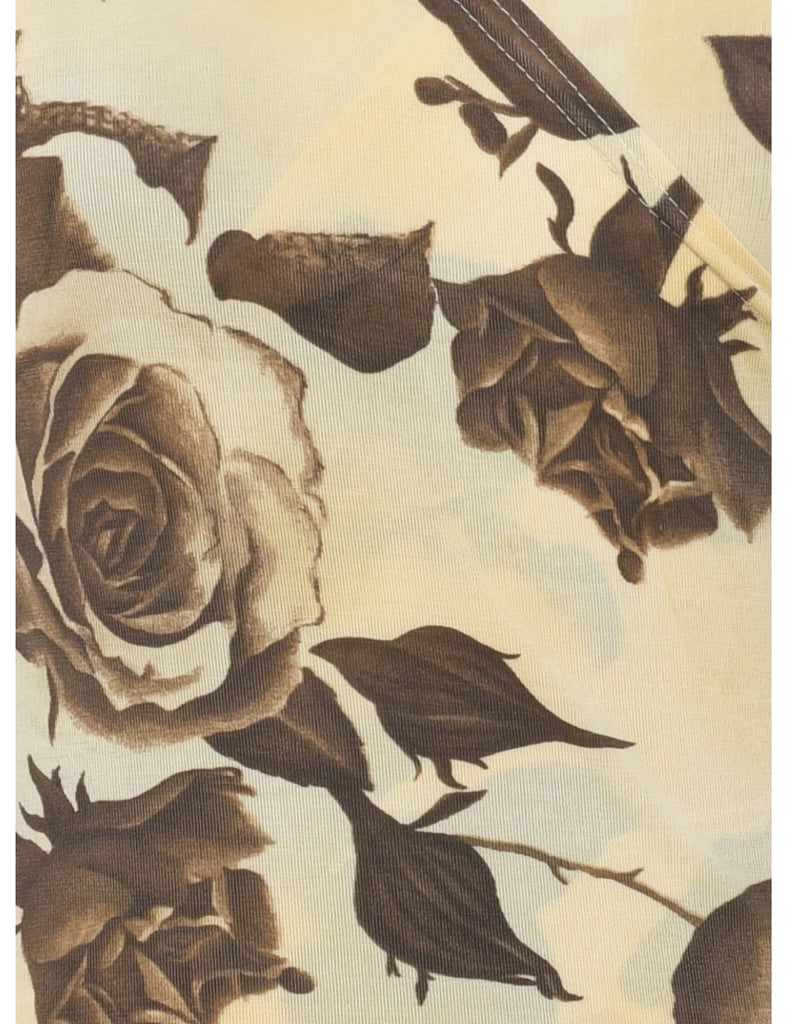 Floral Printed Top - M