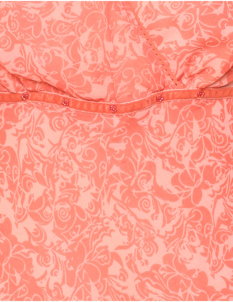 Floral Printed Top - L