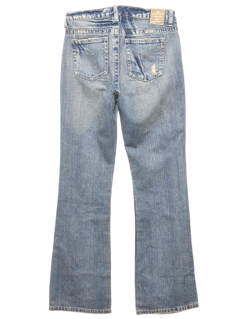 Floral Sequins Bootcut Jeans - W28 L33