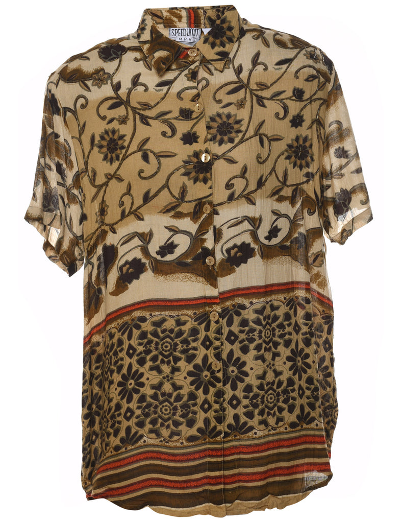 Floral Shirt - M