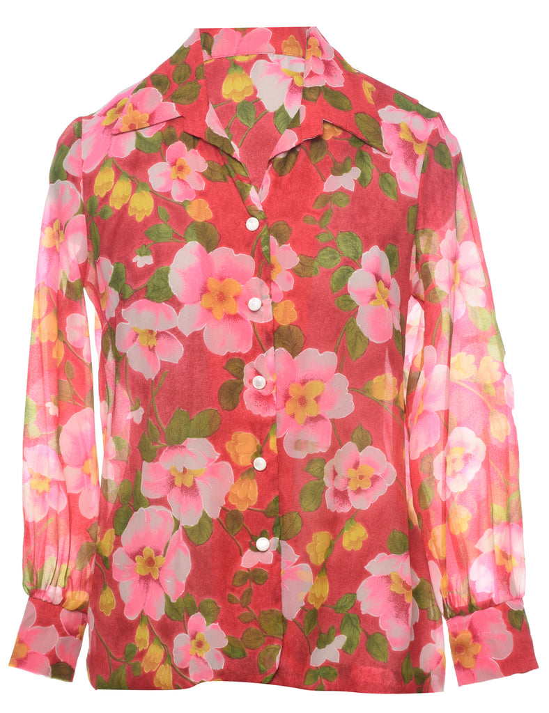 Floral Shirt - L
