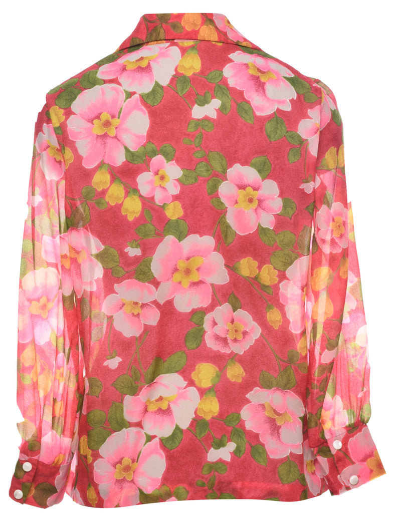 Floral Shirt - L