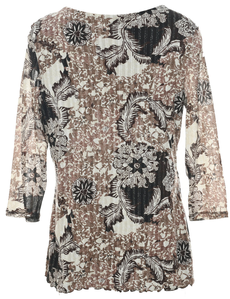 Floral Top - L