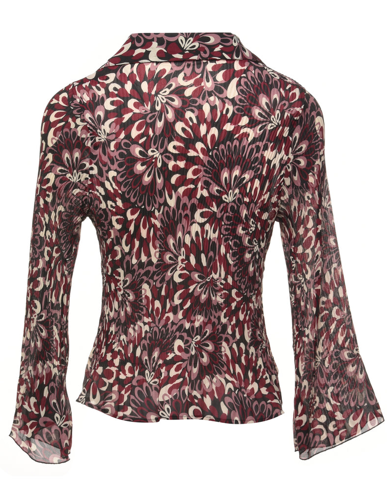 Floral Y2K Blouse - L