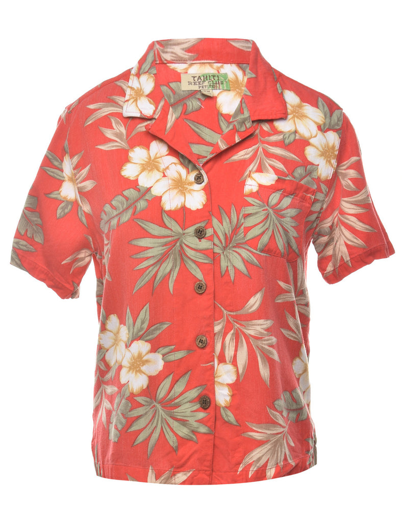 Foliage Hawaiian Shirt - M