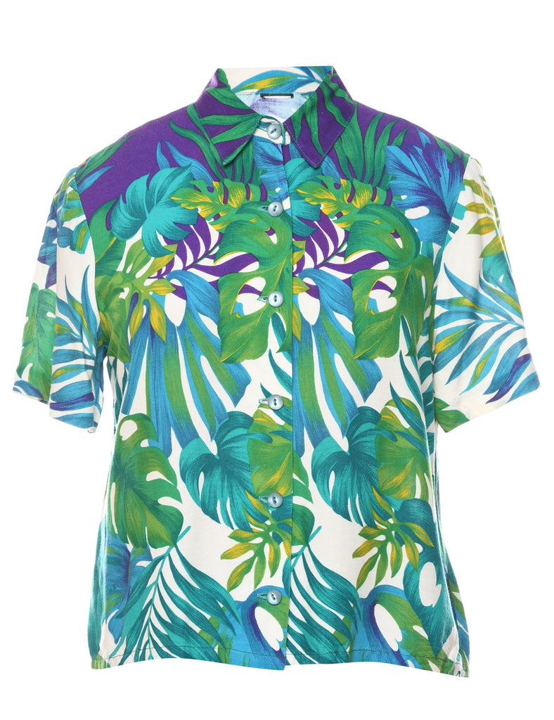 Foliage Hawaiian Shirt - M