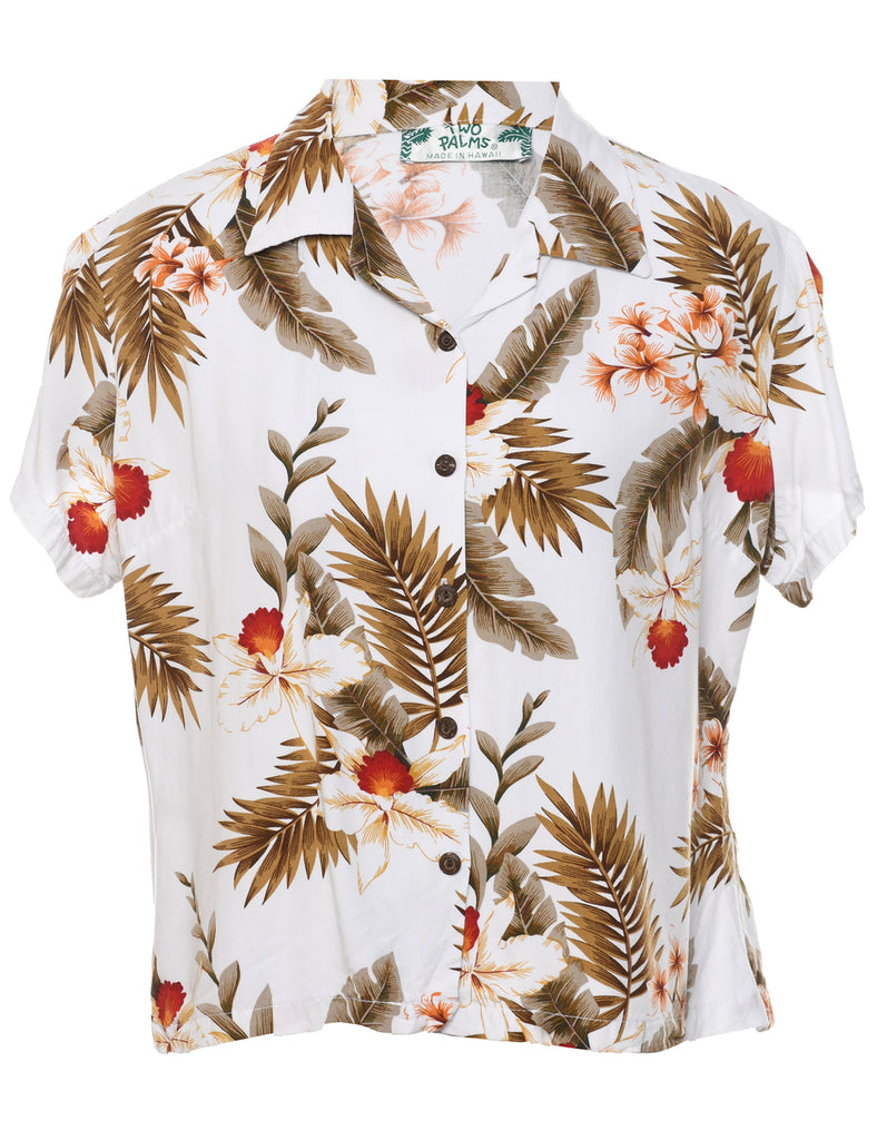 Foliage Hawaiian Shirt - M