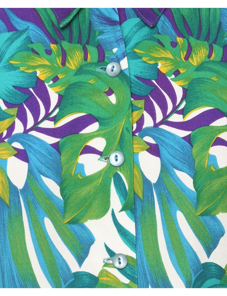 Foliage Hawaiian Shirt - M