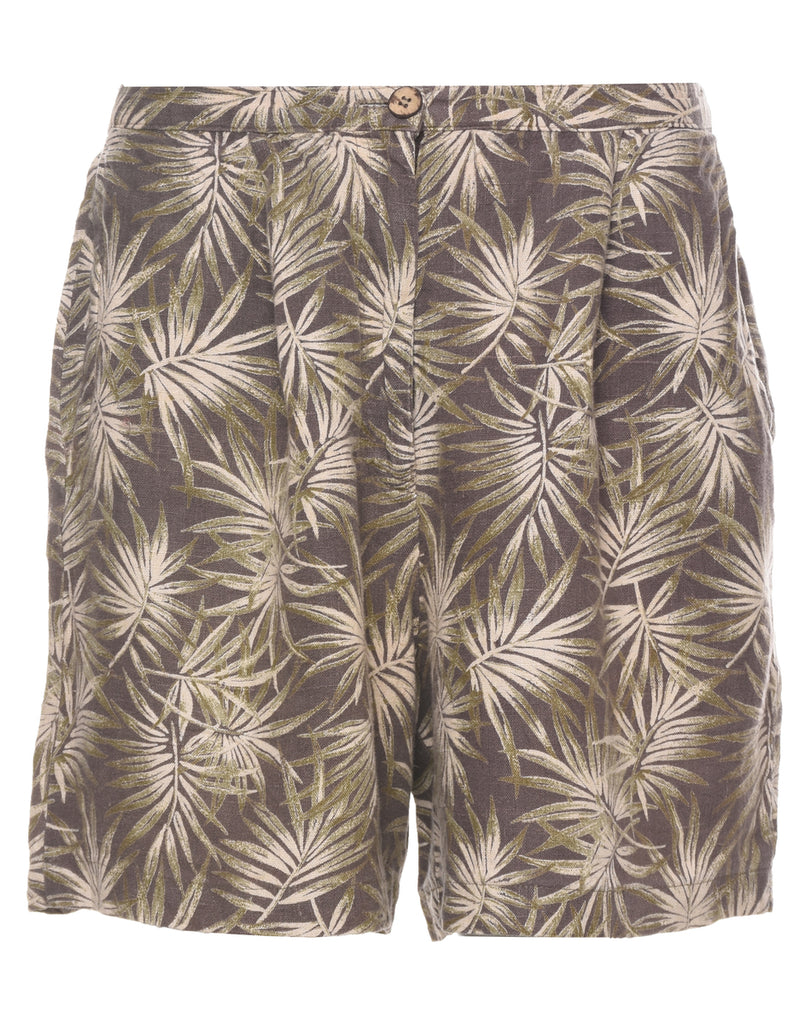 Foliage Print Shorts - W26 L5