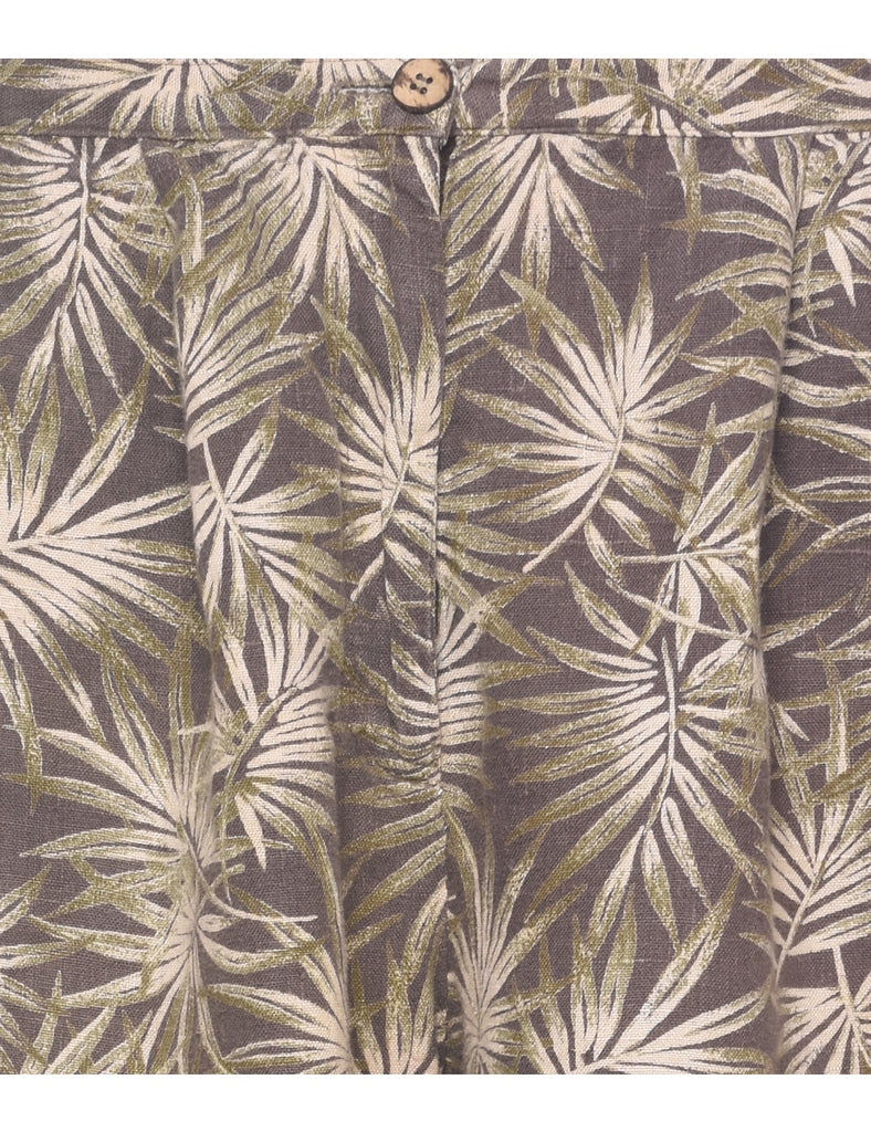 Foliage Print Shorts - W26 L5