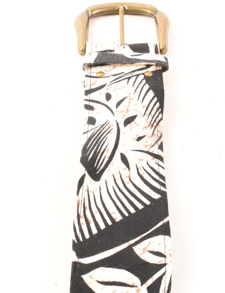 Foliage Print Waist Belt - M