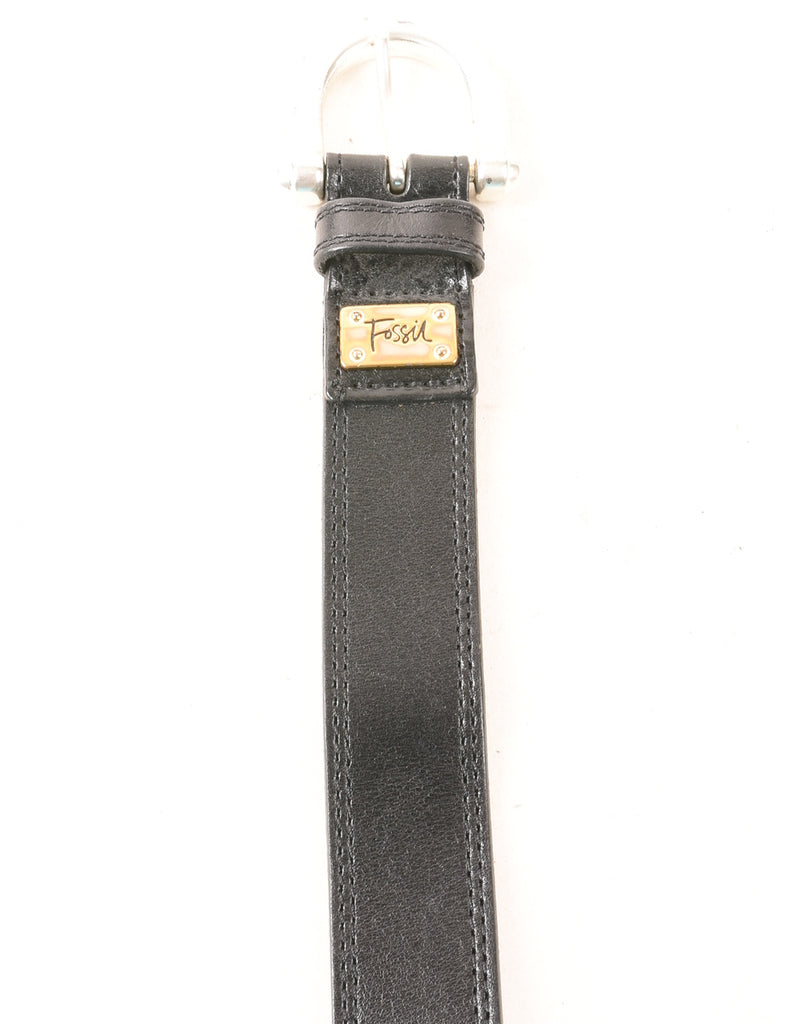 Fossil Leather Black Belt - M