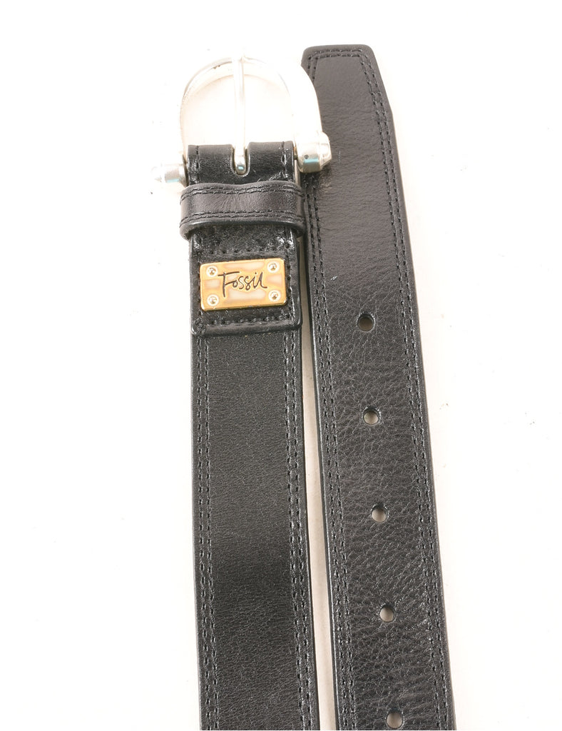 Fossil Leather Black Belt - M
