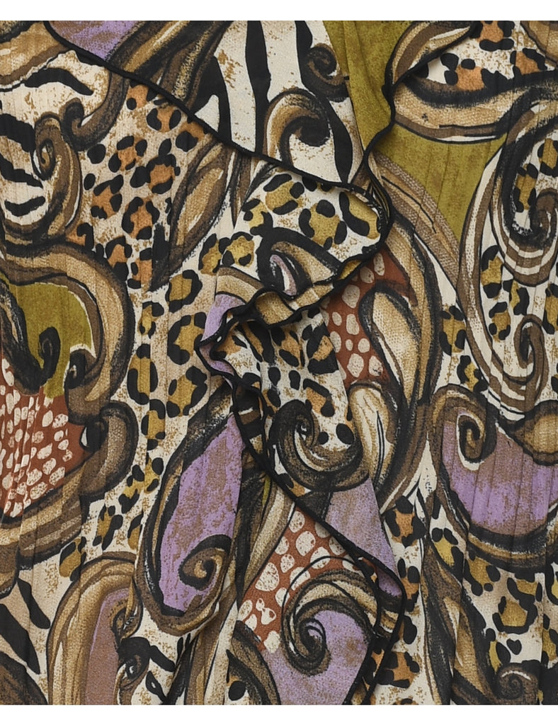 Frilly Paisley Blouse - M
