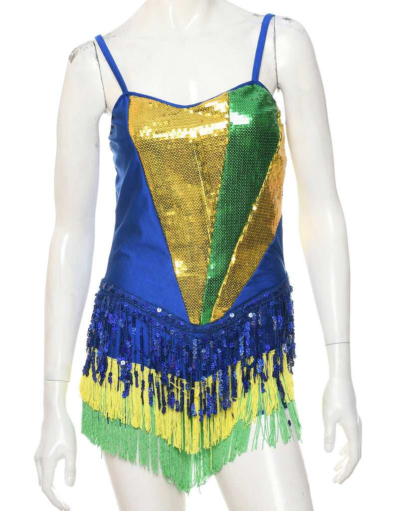 Fringed Showgirl Outfit - M