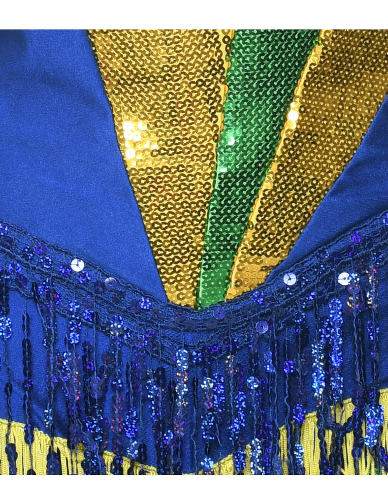 Fringed Showgirl Outfit - M