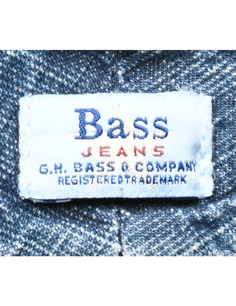 G.H. Bass Denim Midi Skirt - L