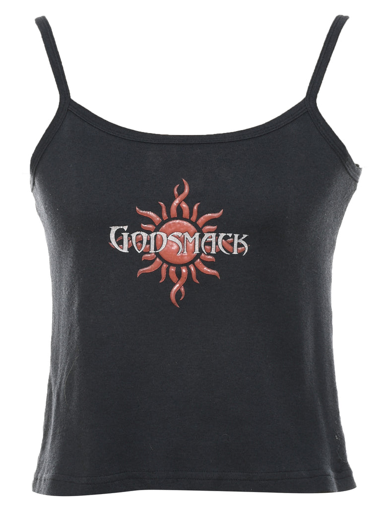 Gant Godsmack 1990s Black Printed Vest - S