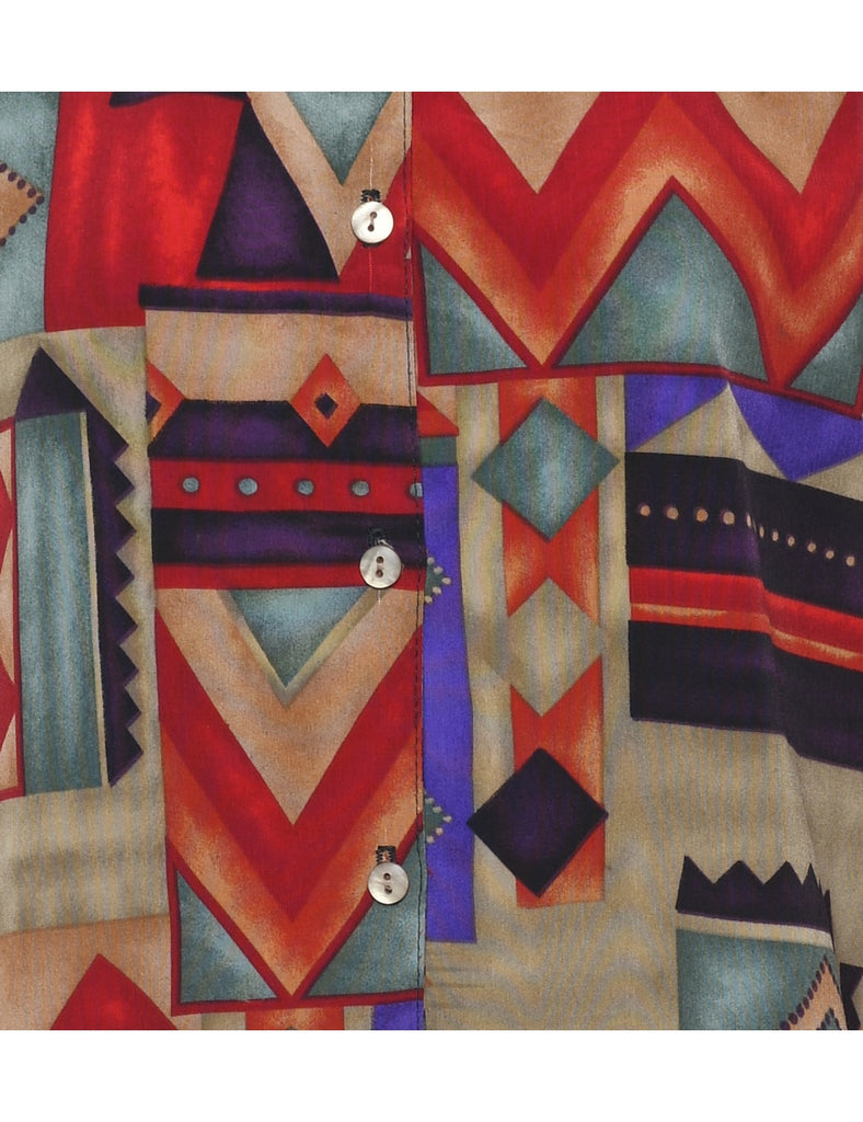 Geometric Blouse - L