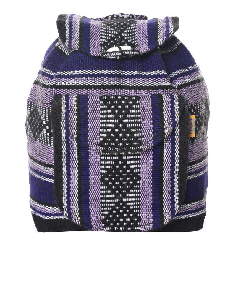 Geometric Pattern Backpack - M