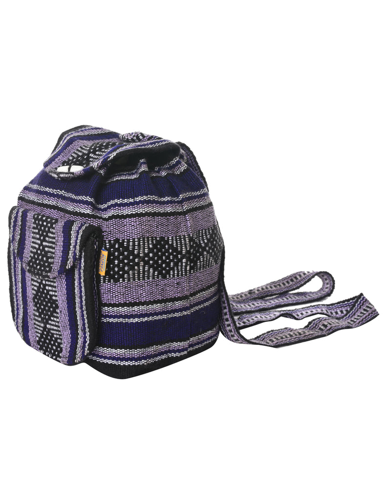 Geometric Pattern Backpack - M