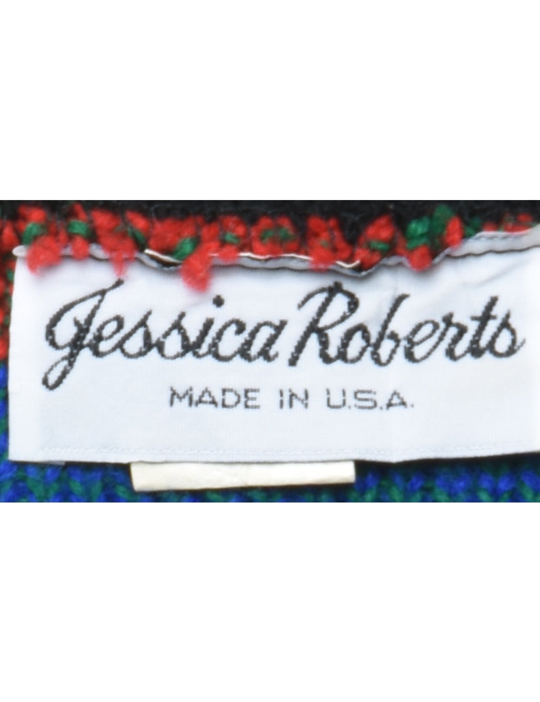 Geometric Pattern Jumper - M