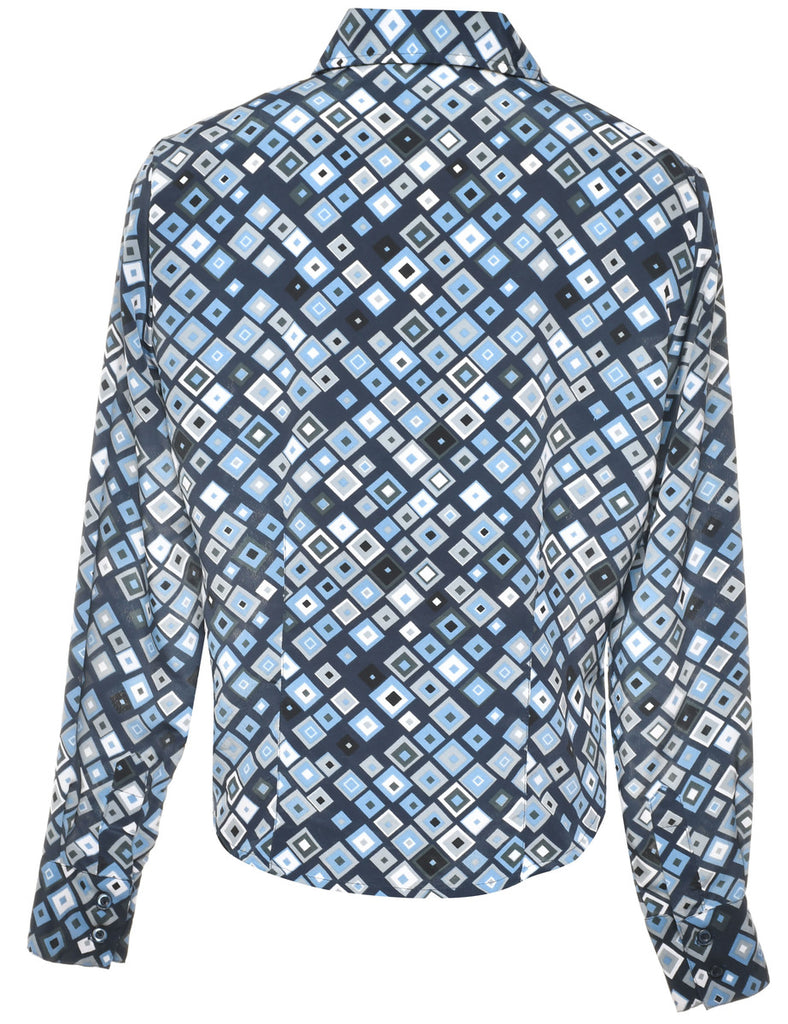 Geometric Petite Shirt - S