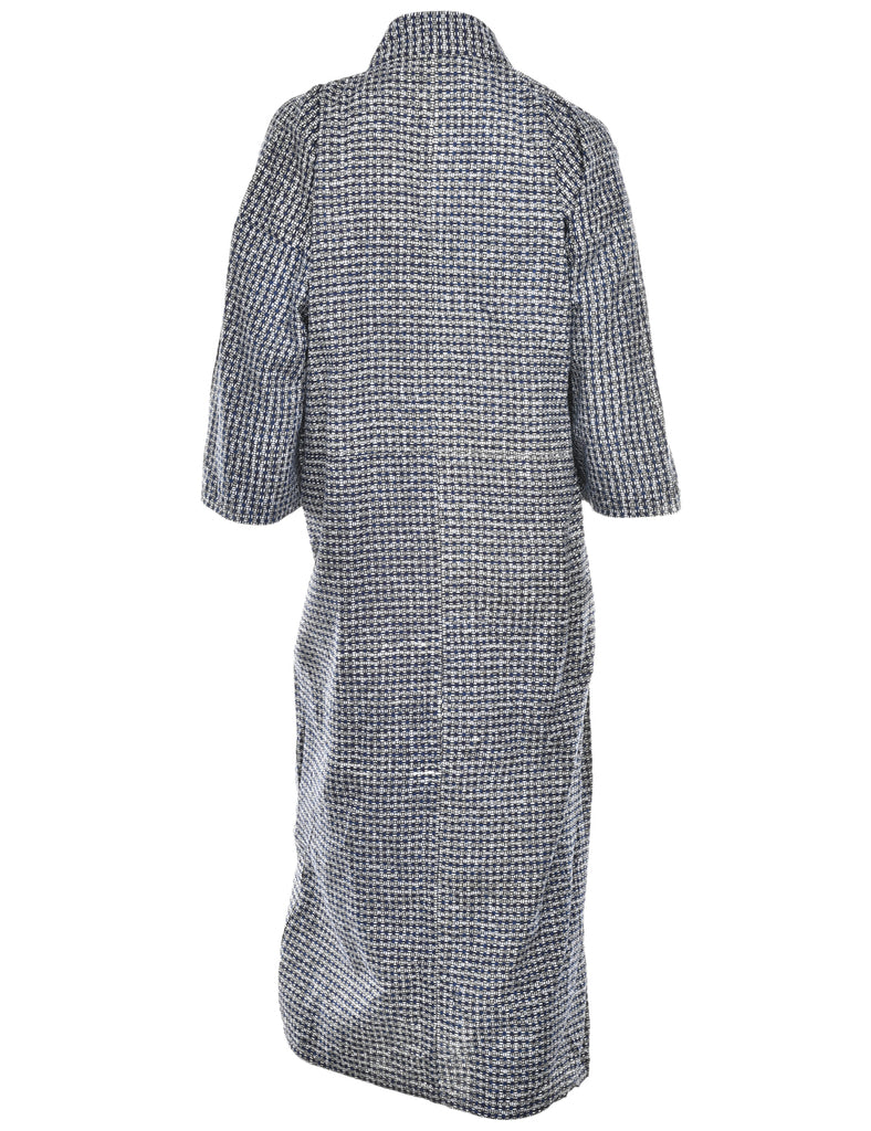 Geometric Print Full Length Kimono - L