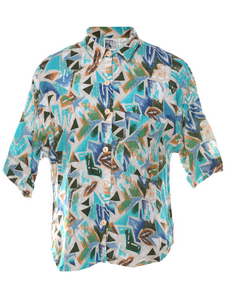 Geometric Print Shirt - S