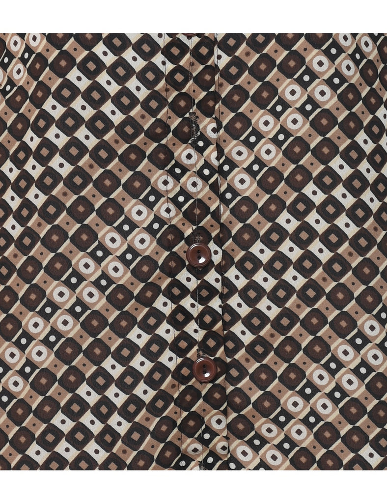 Geometric Print Shirt - M