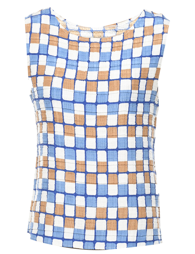 Geometric Printed Top - L