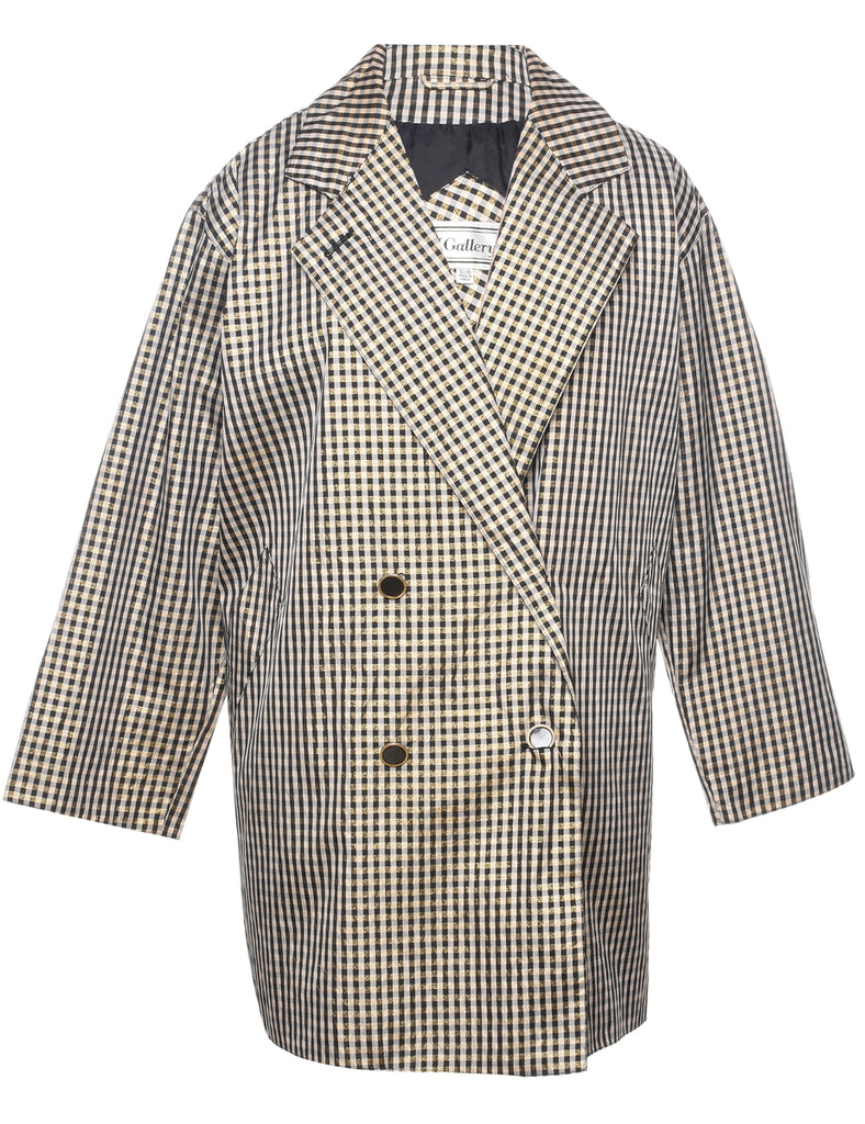 Gingham 1980s Jacket  - XL
