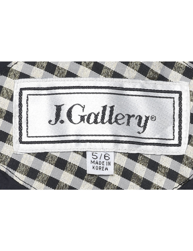 Gingham 1980s Jacket  - XL