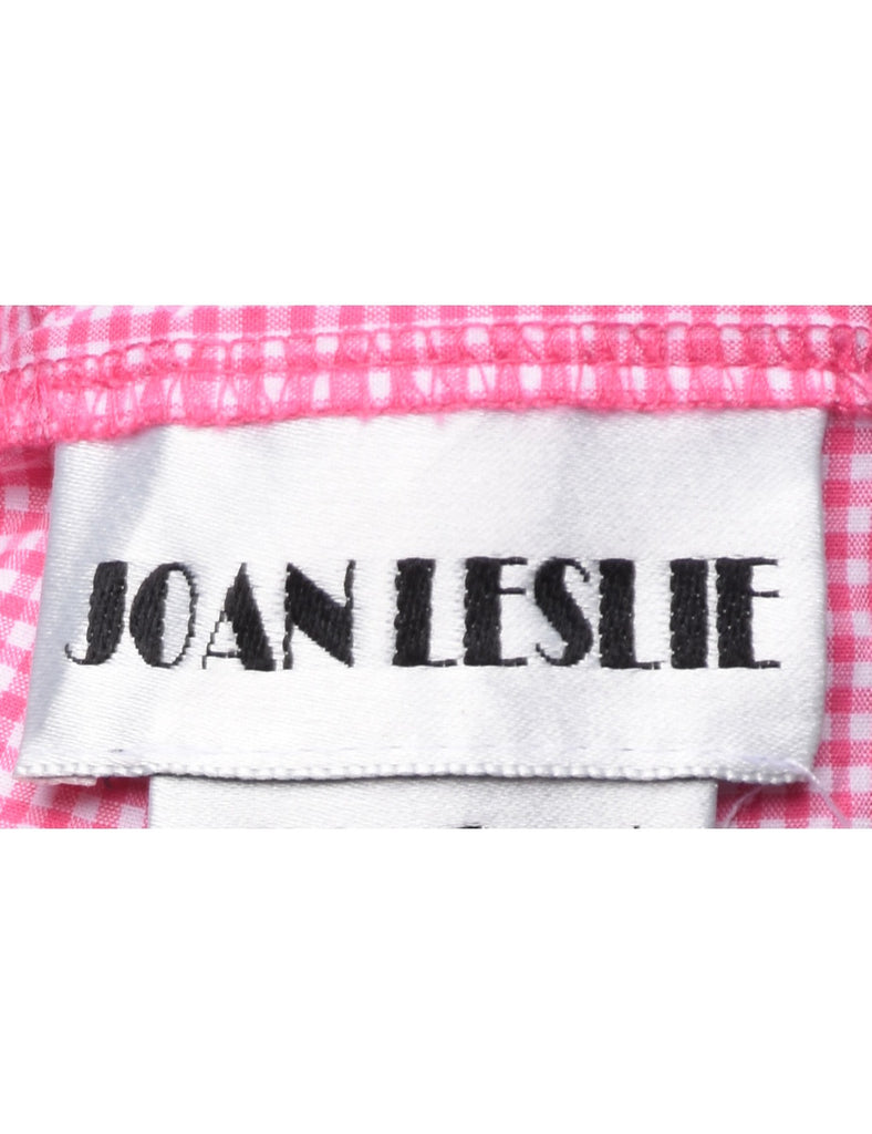 Gingham Pattern Trousers - W32 L25